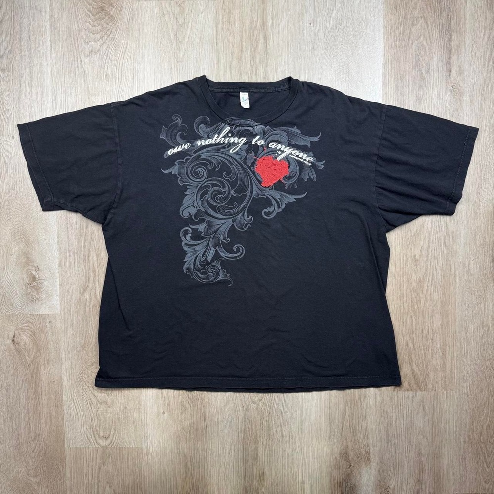 Dave Ramsey Owe Nothing To Anyone Religious Graphic Tee Black XXL